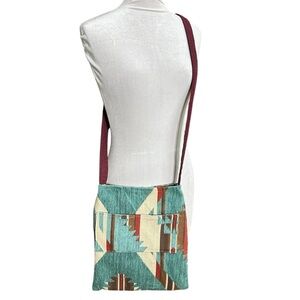 Handmade Southwestern Fabric Crossbody Bag